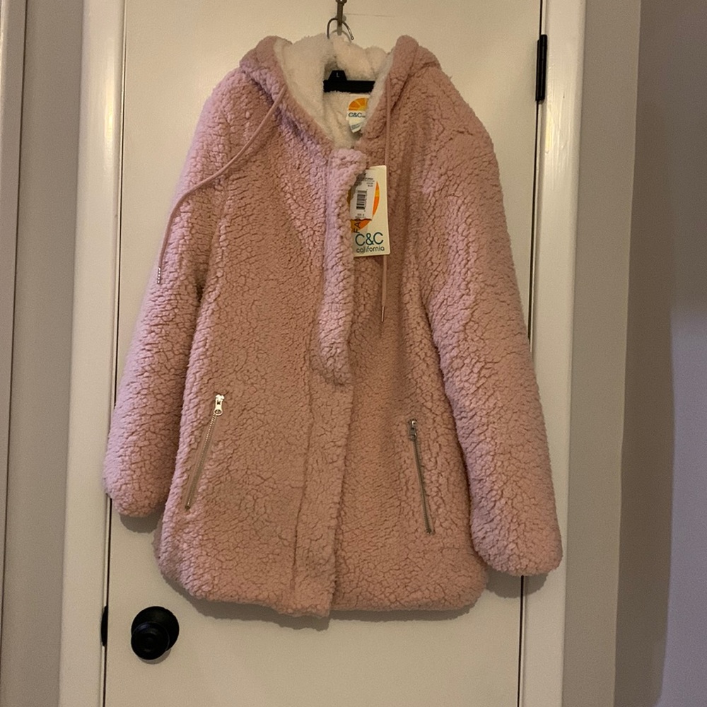 C&C California Faux Fur Jacket / coat-NFS do not buy.